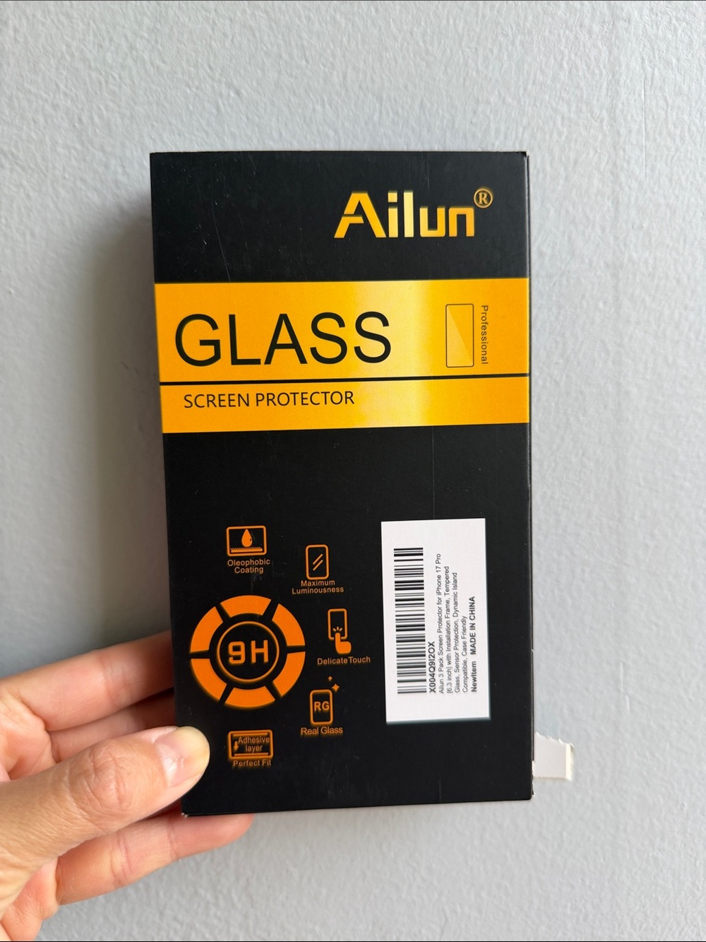 iPhone 17 Pro Glass Screen Protector (3 Pack)